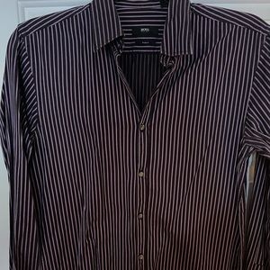 Hugo Boss Slim Fit Dress Shirt 15 1/2 34/35